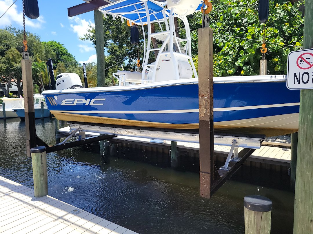 Custom Aluminum Bunks for a Marina in Jupiter, Florida